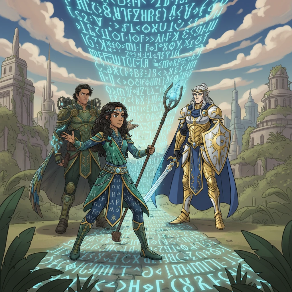 O Código de Elara: O Despertar da Língua Perdida - 奇幻故事