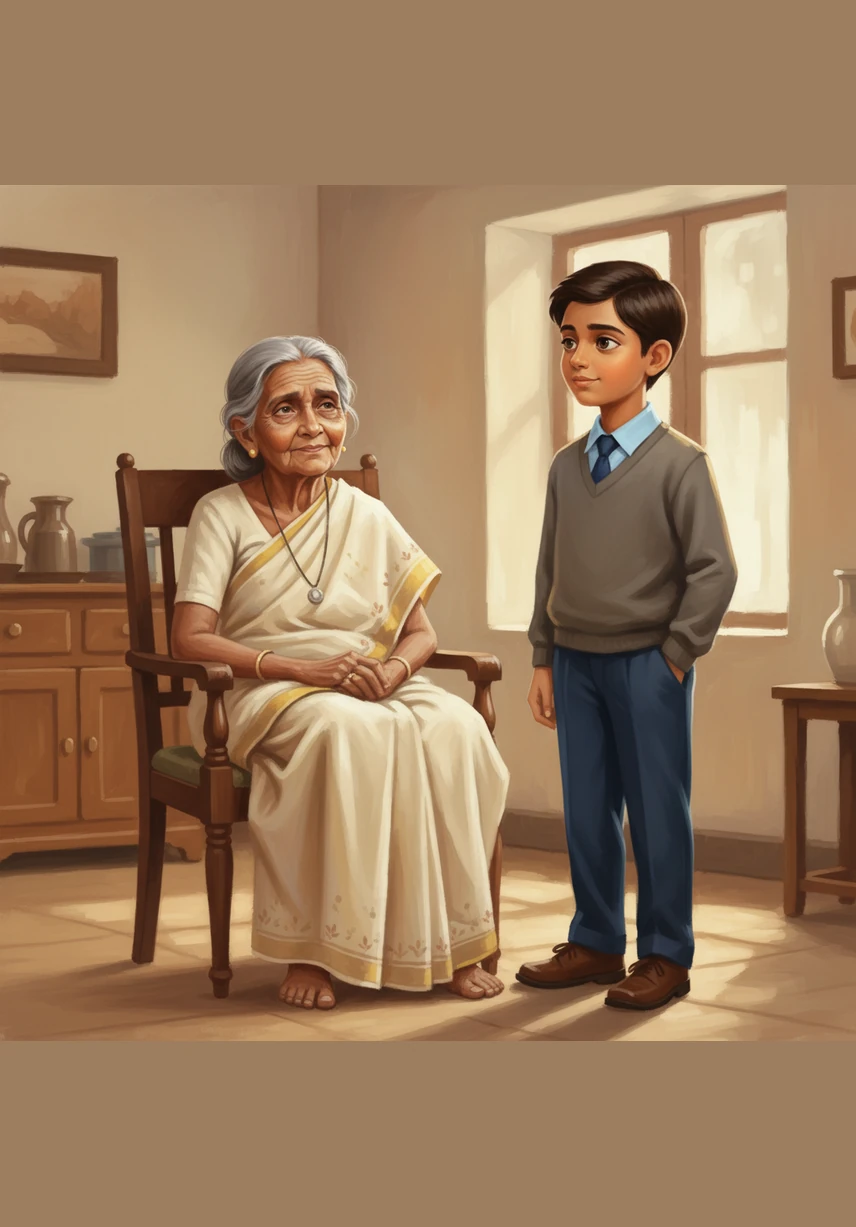 As they talk, Vasu mentions that his father is a Senior Engineer with the Indian Railways. Amma pauses for a moment, a look of distant memory crossing her face as she shares that her own son also works for the railways.