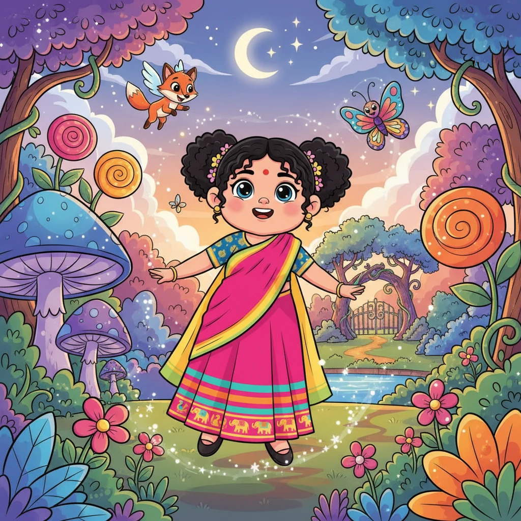 చిట్టి రాణి మరియు మాయా తోట - fairy-tale