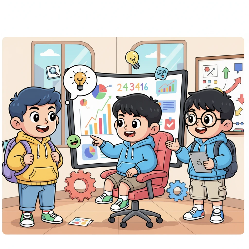 Sau một thời gian triển khai, đã đến lúc nhóm phân tích dữ liệu và điều chỉnh chiến lược. Thịnh ngồi trước màn hình lớn, với biểu đồ và số liệu nhảy múa, cẩn thận phân tích hiệu suất website. Quý không ngừng đặt câu hỏi về những chỉ số và đề xuất các phương án cải thiện. Cả nhóm cùng nhau thảo luận sôi nổi, tìm ra những điểm cần tối ưu để chiến dịch đạt hiệu quả cao hơn, biến thách thức thành cơ hội.