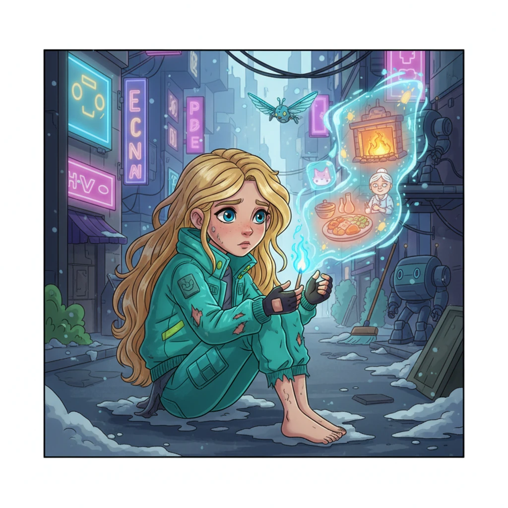 The Little Match Girl's Last Night - fairy-tale