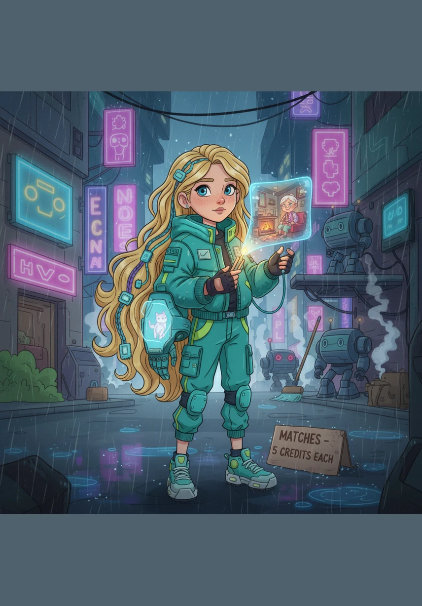 Lights twinkled from every window, and the delicious scent of roast goose filled the evening air. Elara watched as happy families gathered behind warm glass, their laughter muffled by the thick stone walls. She felt like a ghost in the shadows, invisible to the bustling world of the city.