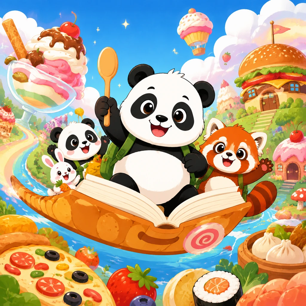 美食大冒险：皮皮的美味之旅 - Educational stories