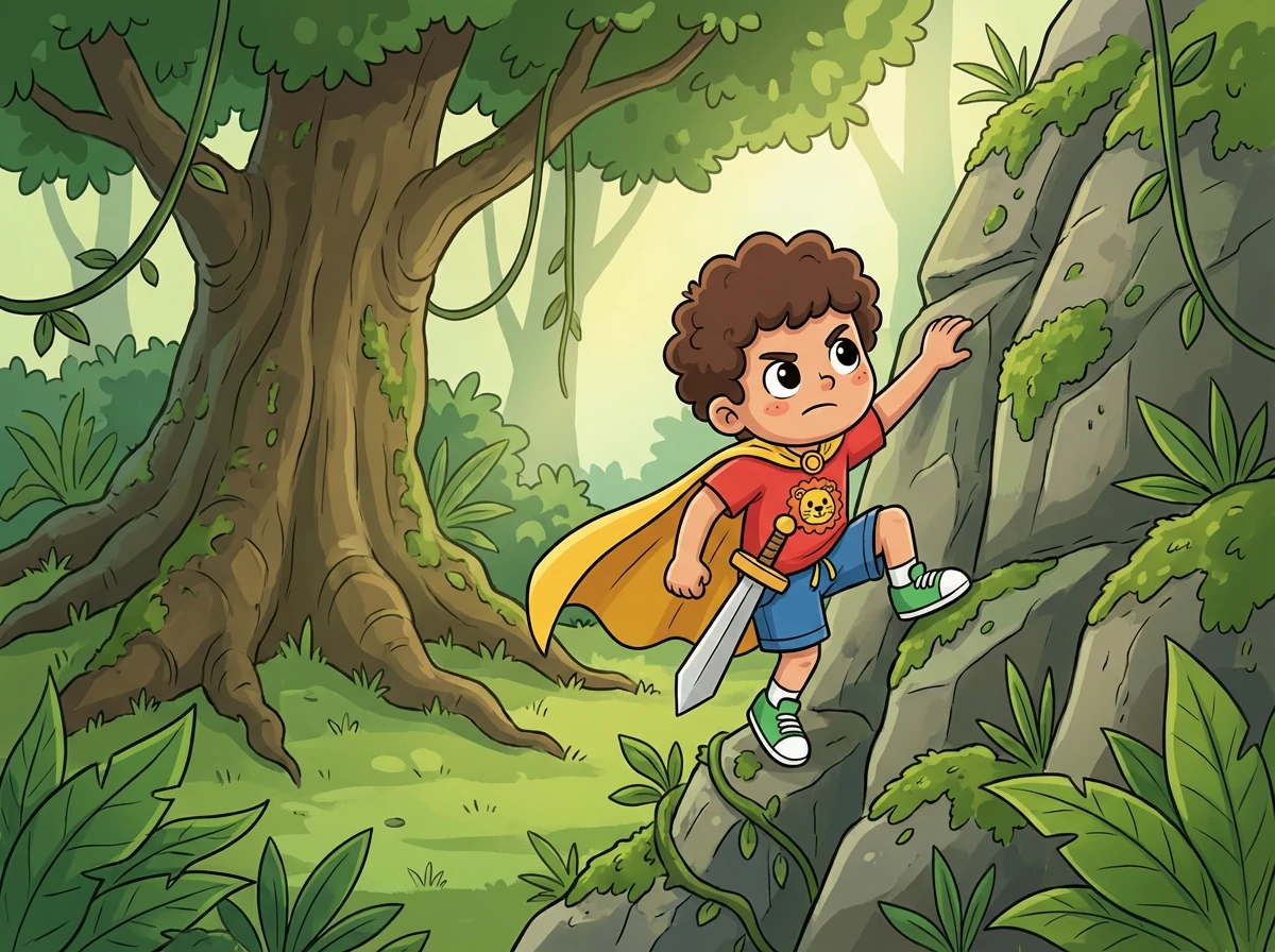 Một ngày, trên đường đi học về, Nam nghe thấy tiếng mèo kêu yếu ớt. Cậu rụt rè tiến lại gần và thấy một chú mèo con bị lạc đang run rẩy.