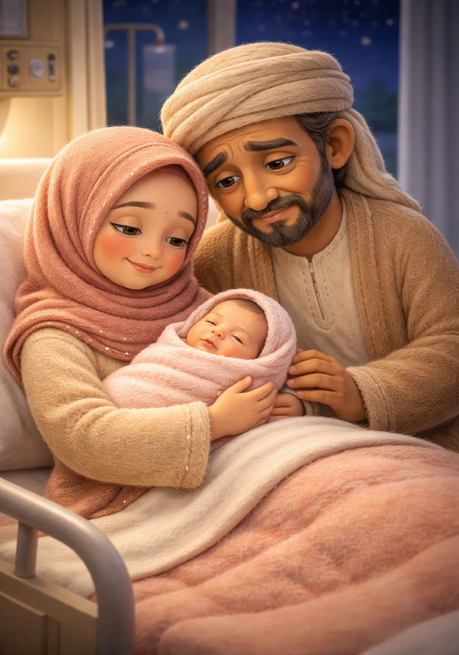 On the quiet night of September 13, 2007, the soft cry of a newborn baby echoed through the hospital halls, bringing immense joy to her parents, Ashraf and Shabreen. They named their firstborn daughter Razan, a precious baby girl who brought a fresh spark of hope into their lives.