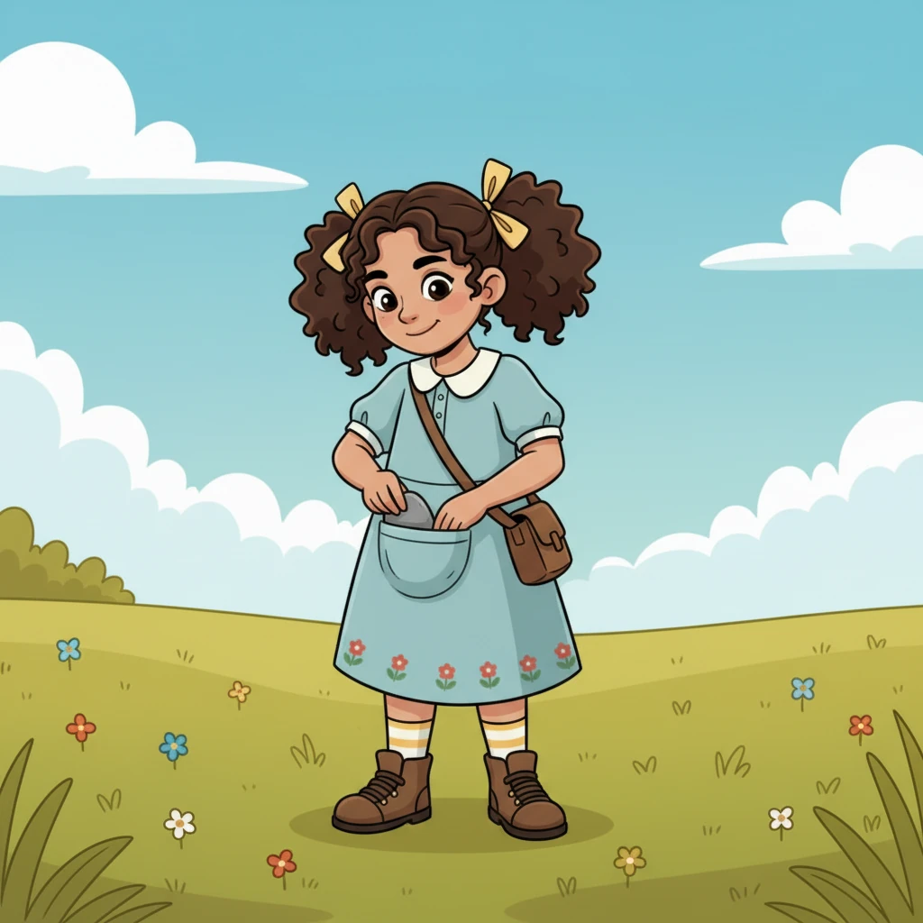 Mariam decided the stone needed a friend. "I will take you home with me," she said softly. She carefully placed the stone in her pocket, feeling its smooth weight.