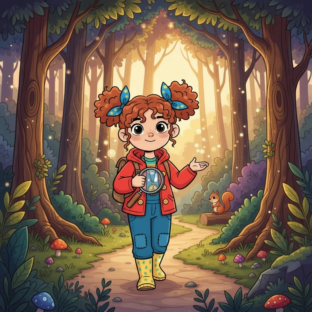 Leaving the Whispering Woods, Elara knew she had changed. She carried the joy of the forest within her. She understood that courage and kindness could unlock the greatest treasures, and that friendship could bloom even in the deepest woods.