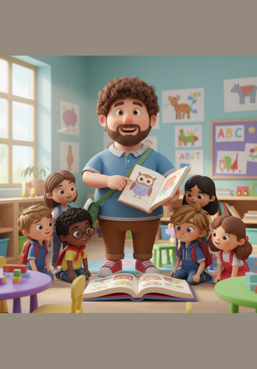 Mr. Aris kneels beside Leo, pointing out that some of the most beautiful things in the world take the longest to grow. He shares a story of a giant oak tree that started as a tiny acorn, teaching Leo the quiet value of patience and persistence.