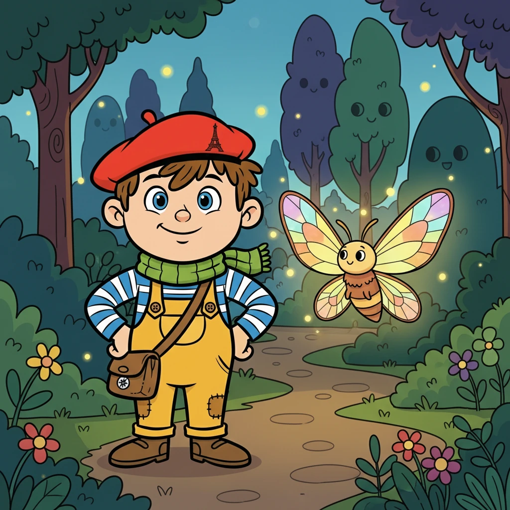 Avec Lumina à ses côtés, la peur de Théo diminua. Il comprit que ses peurs n'étaient pas réelles, et qu'il pouvait les affronter. Il se sentait moins seul, car il avait une amie.