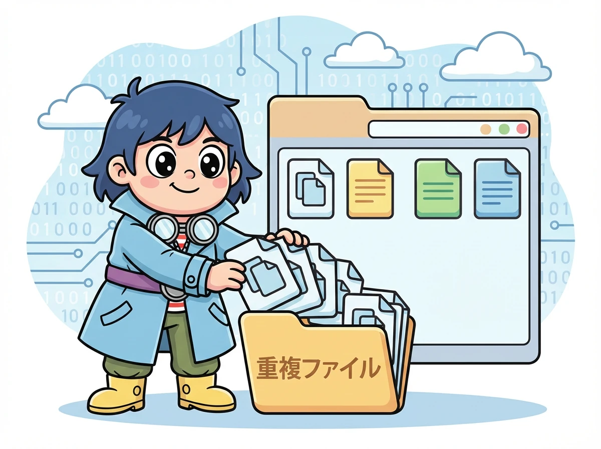 重複ファイルは新しいフォルダに移動し、メインフォルダがすっきりとしてきました。ファイルファインダー探偵は誇りに思っています。