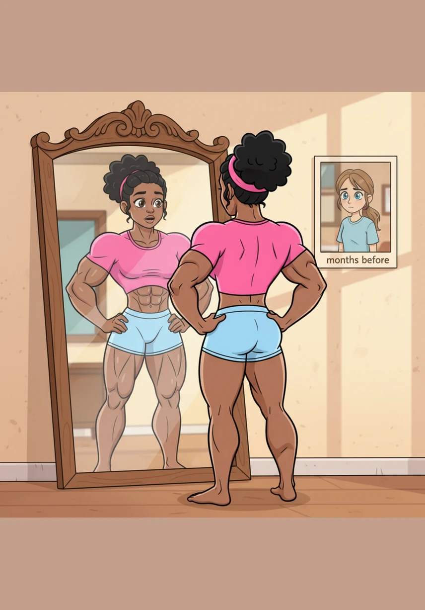 Looking in the mirror months later, Maya saw a transformed woman with powerful legs, sculpted arms, and a core of solid steel. Her physical exterior now matched the unbreakable spirit she had developed through months of relentless training.