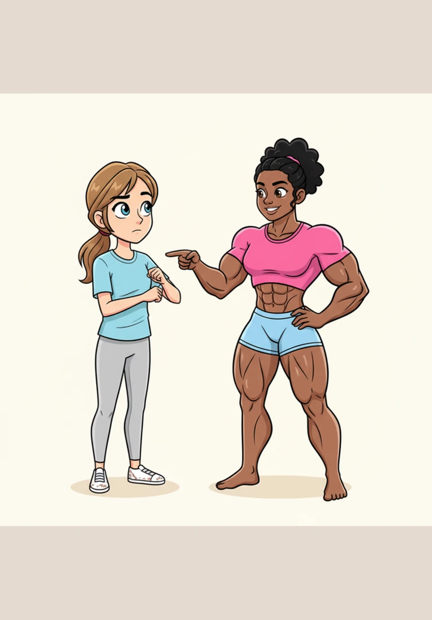 When a newcomer approached her for advice, Maya shared her knowledge with a kind smile, remembering exactly how it felt to be at the start. She realized that her journey wasn't just about her own muscles, but about inspiring others to find their own strength.