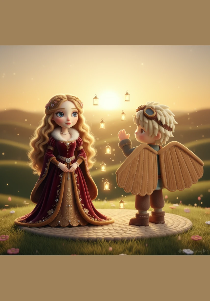 When Elara reaches the hilltop to retrieve her art, she finds Kaito admiring her work with a shy, appreciative smile. They spend the afternoon talking, realizing that while she paints the wind, he seeks to ride it.