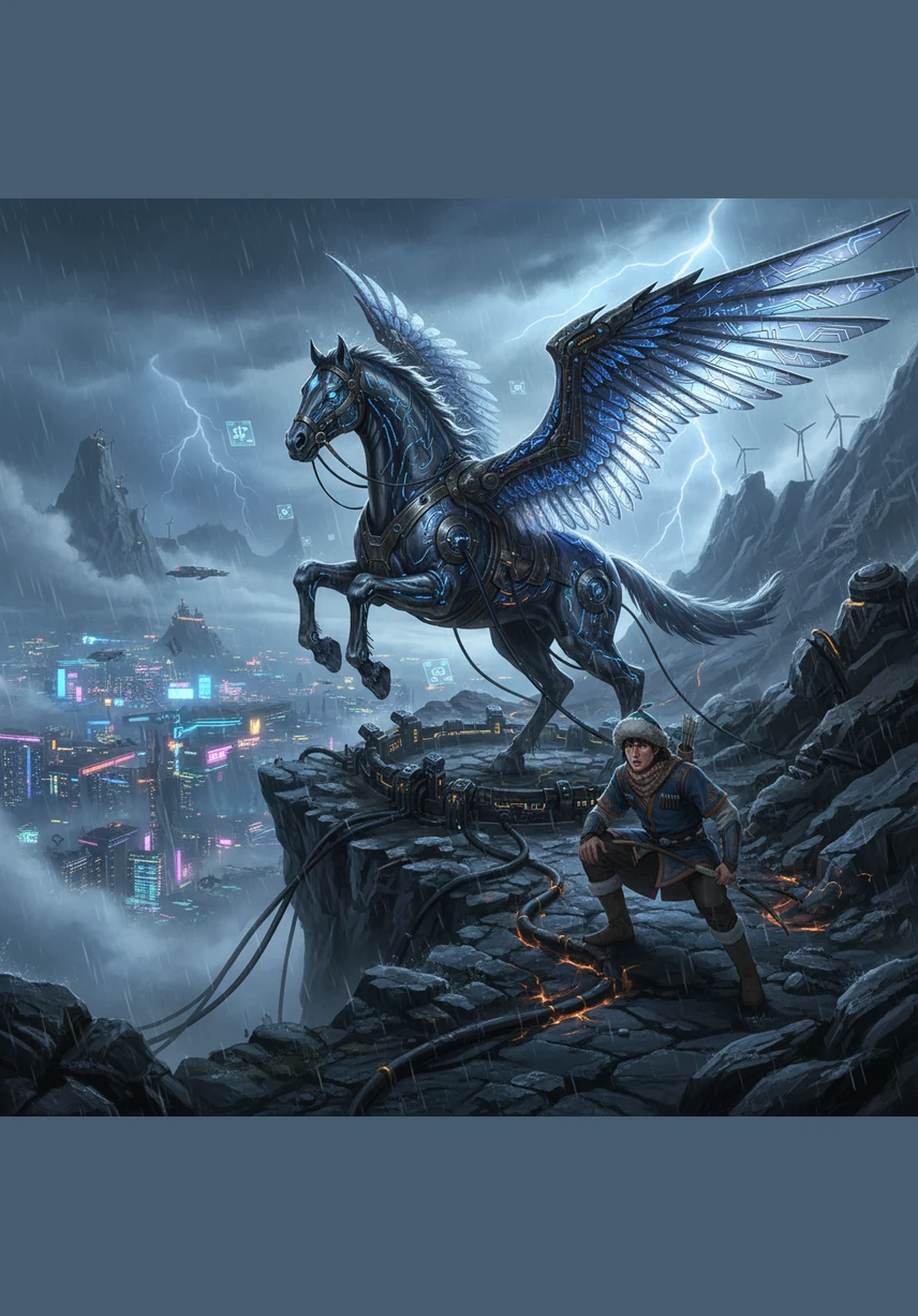 Тау соқпағында олар тұзаққа түсіп қалған айбынды Тұлпарды көреді. Алтай Тұлпарды босатып, жануарға деген қамқорлық пен мейірімділік танытады.