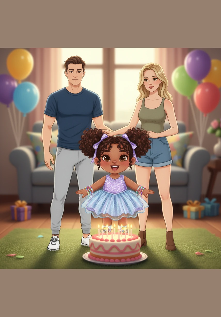 Cora closes her eyes tightly, makes a special secret wish, and blows out all nine candles in one big breath. Her friends cheer and clap, reaching out to trade one last set of bracelets to commemorate the perfect afternoon.