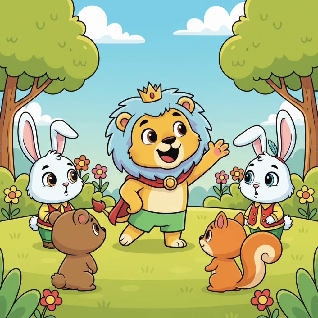 Ол жан-жағына қарап, жарқын күлді. Сосын: "Мен ыстық су ішкенді жақсы көремін!" деді. Аңдардың бәрі оның не істегелі тұрғанын білгісі келді.