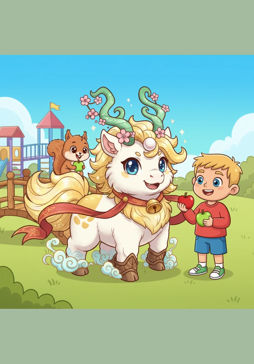 只要发现有危险，吉量就会昂起头大声叫起来，提醒大家注意安全。它那认真负责的样子，让它成为了幼儿园里最可靠的守护者。