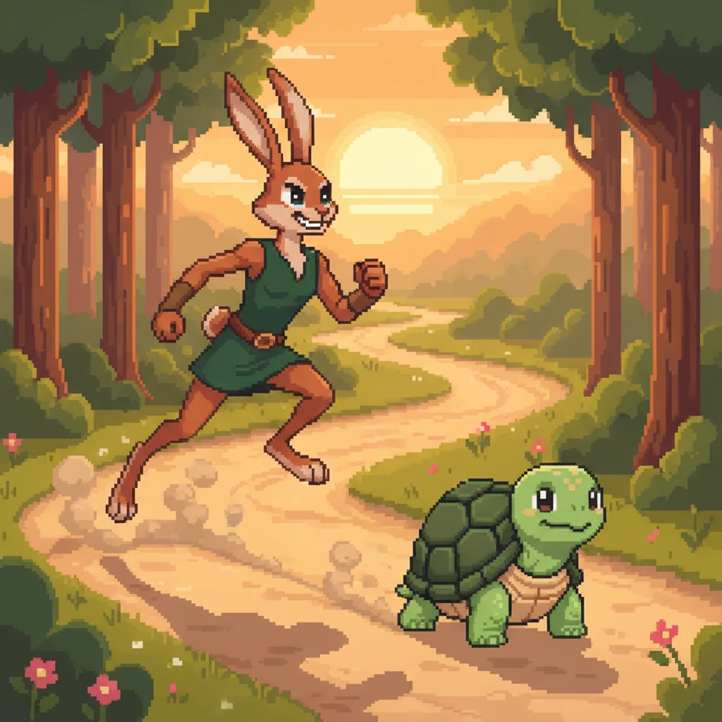 The Tortoise and the Hare - Fairy tales