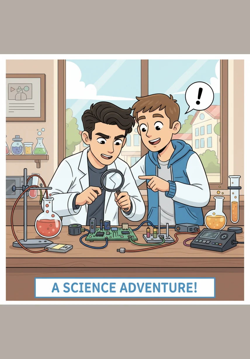 He then looks through a concave lens and sees the surrounding trees and houses appear much smaller and upright. Alisher learns that these diverging lenses are essential for correcting vision and spreading light, playing a vital role in modern optical instruments.