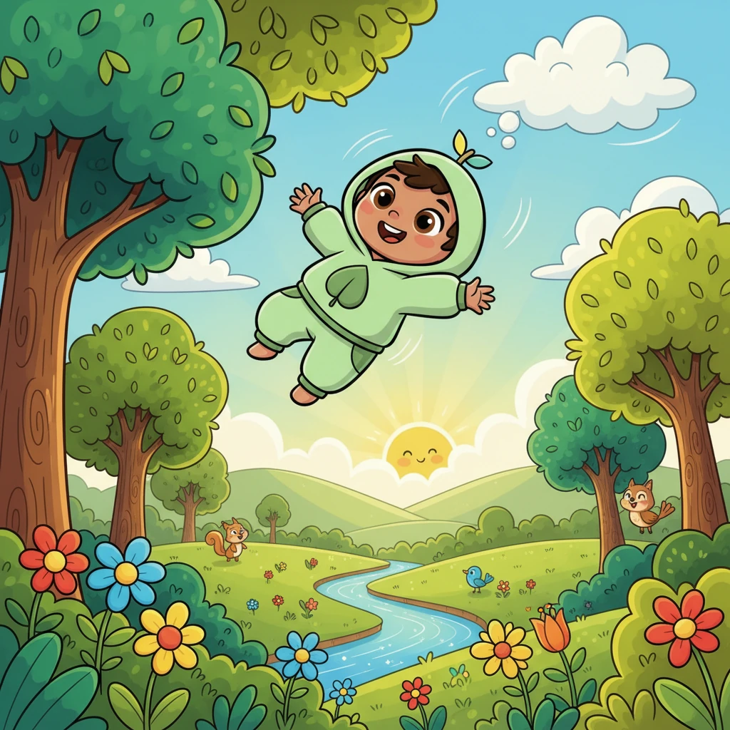 The Little Leaf Who Wanted to Float