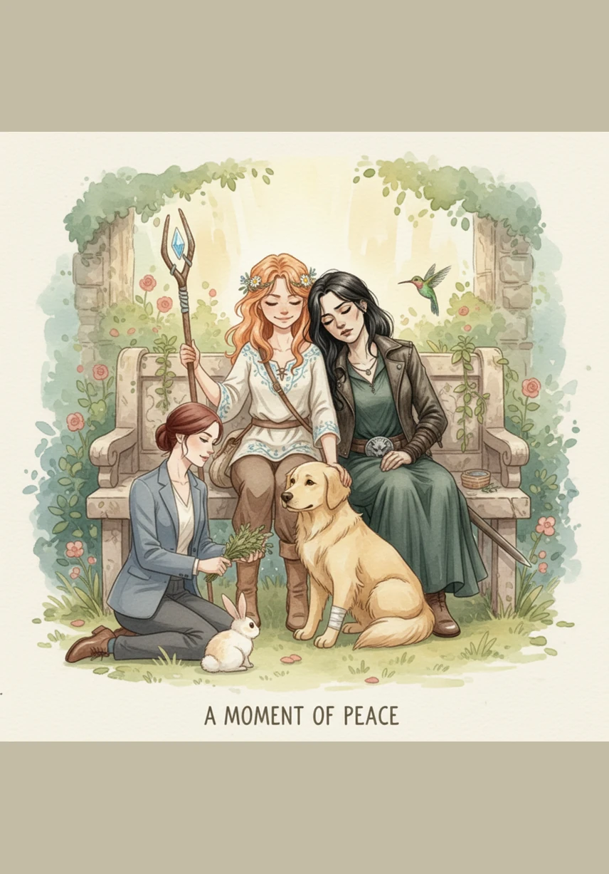 Months later, Lily runs through a sun-drenched garden, her laughter ringing out as she chases a butterfly through the tall grass. Though the scars of the past remain, she is finally surrounded by the care and safety she deserves, beginning a new chapter of growth and healing.