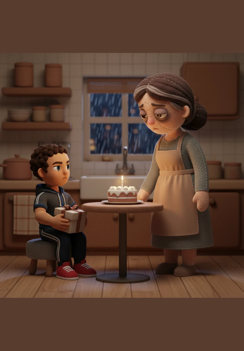 One rainy evening, Leo pauses near the kitchen door and sees his parents huddled over a pile of unpaid bills by the dim light of a single bulb. The flickering light catches the deep worry on his father’s face and the exhaustion in his mother’s eyes, making Leo’s heart sink with a sudden, sharp realization.