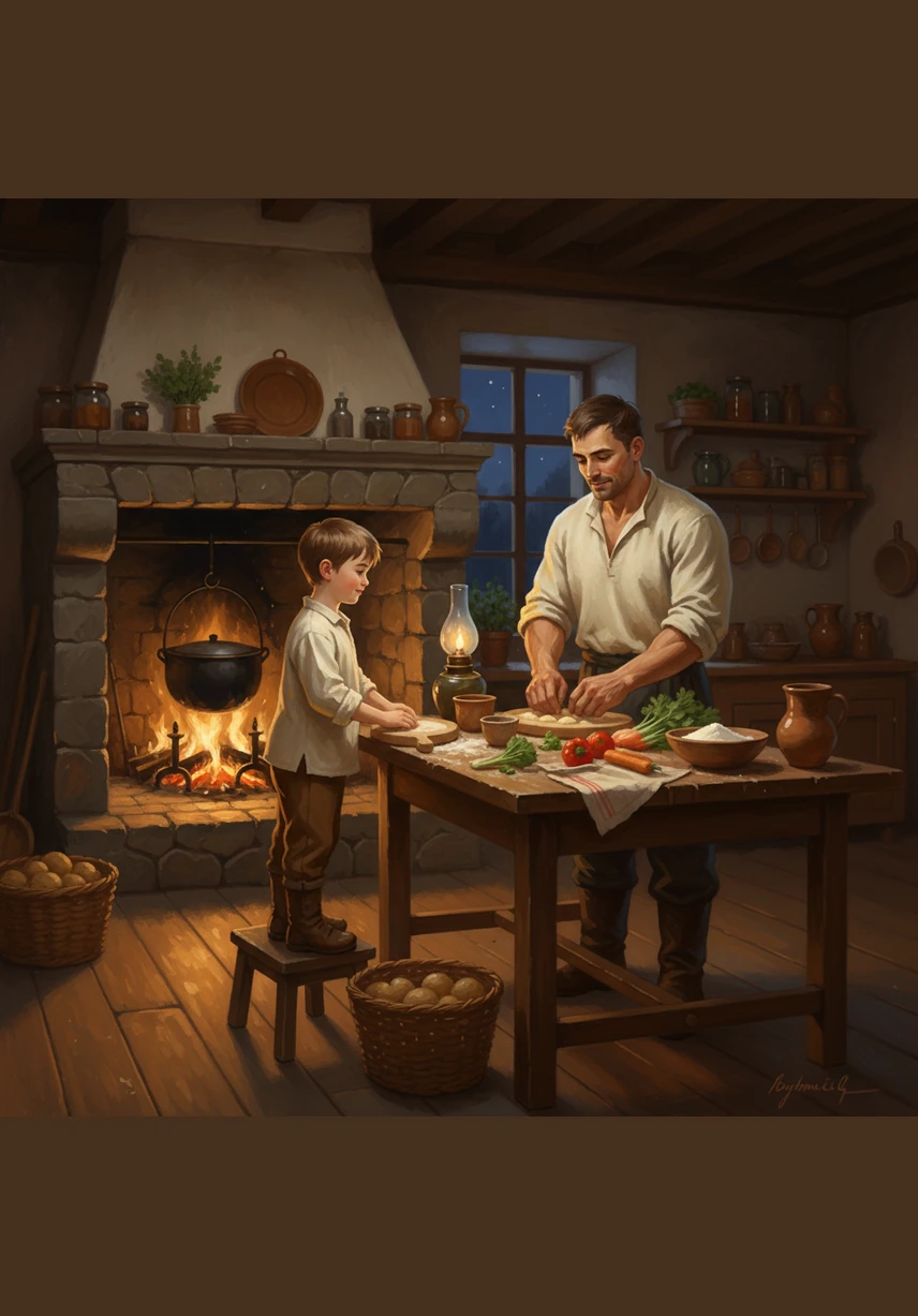 Evenings at home are filled with the scent of baking dough as Sasha helps his parents make pizza while practicing his numbers. With every book they read together, his confidence grows, supported by the unwavering love of his family.