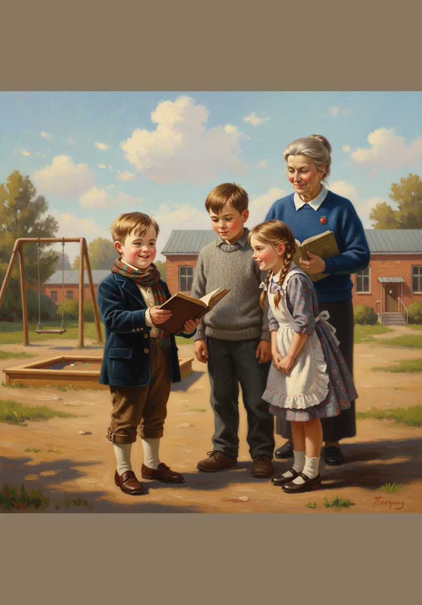 On the playground, Sasha’s classmates have become his greatest allies, showing him how to play tag and share toys. They have learned that while Sasha might speak differently, his friendship is a gift that makes their whole class better.