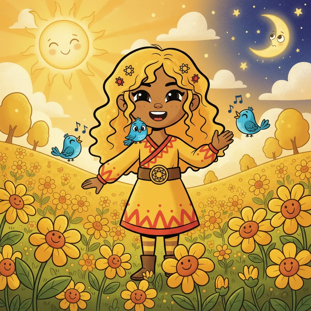 Ay Çocuğu ile Güneşin Kızı - fairy-tale