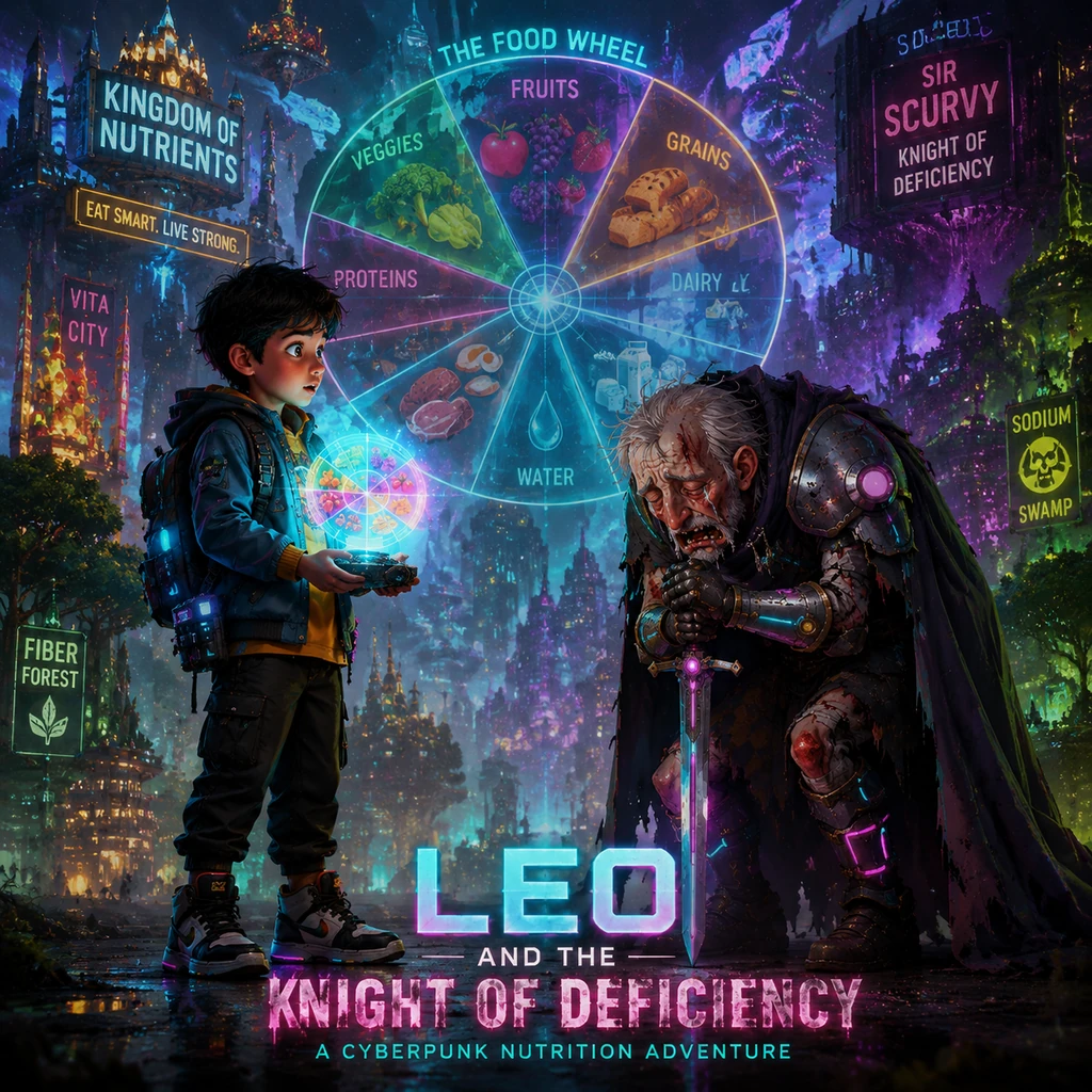 Leo and the Quest for the Nutri-Compass - Educational stories
