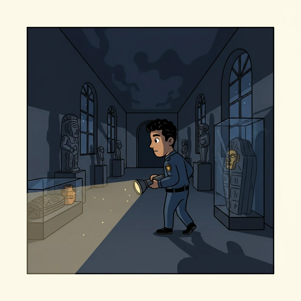 El vigilante del museo