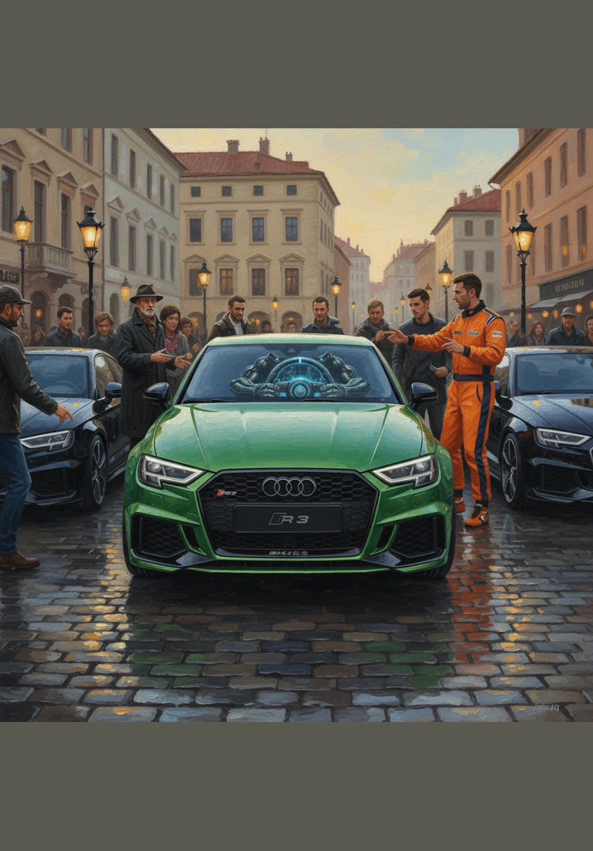 At a local car meet, enthusiasts gathered around Silas's creation, admiring the choice of the polished RS5 rotors on the newer 8Y body style. It was a subtle yet impactful modification that earned nods of respect from the community.