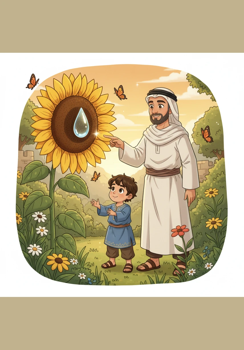 The father instructed Yousef to drive a nail into the wooden garden fence every single time he lost his patience or spoke a word in anger.