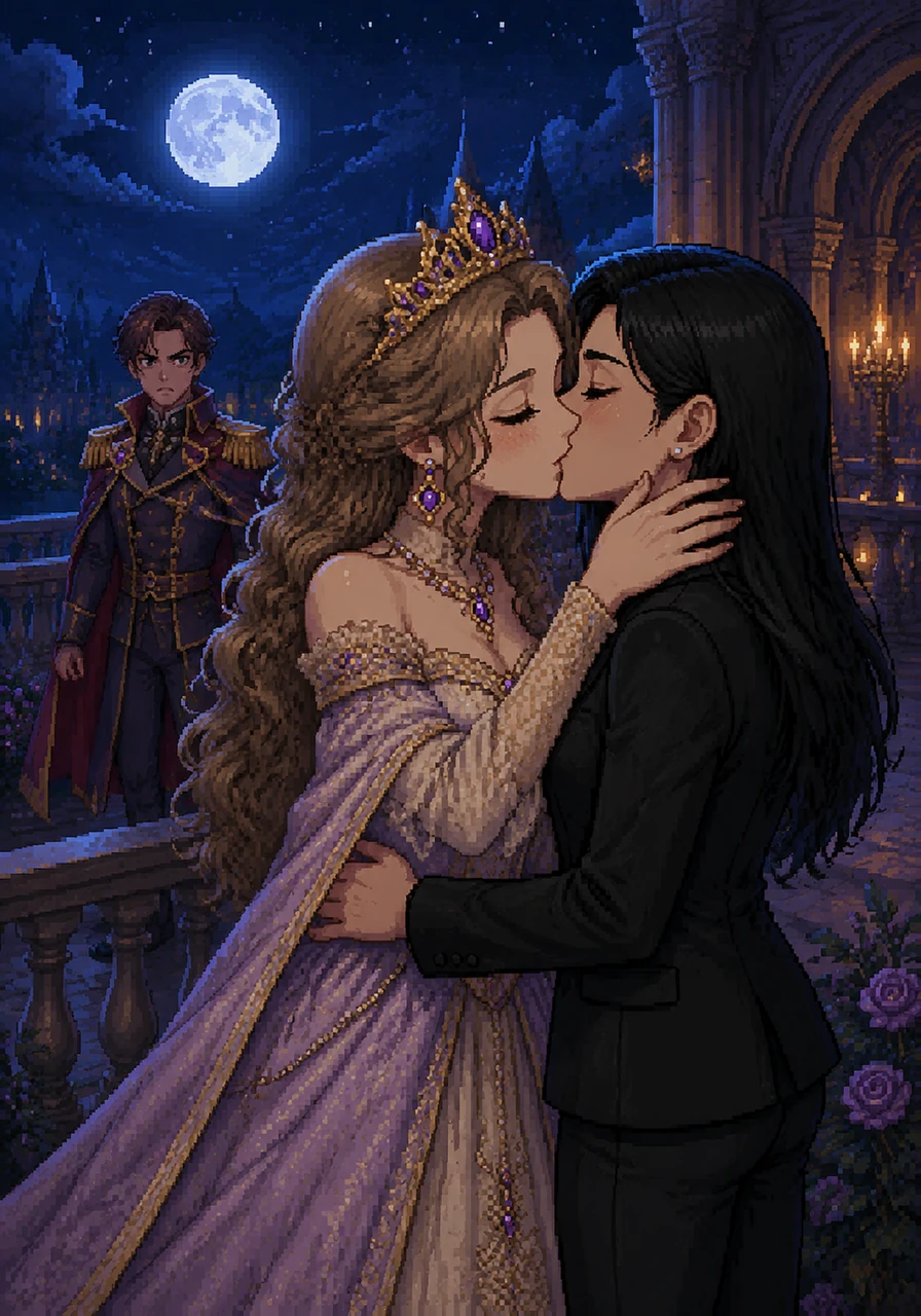 Jealousy flares when a rival suitor approaches Orm, prompting Lingling to finally admit her possessive feelings and hidden vulnerability. Beneath the moonlight, they share a passionate first kiss that seals their forbidden bond and defies the laws of the kingdom.