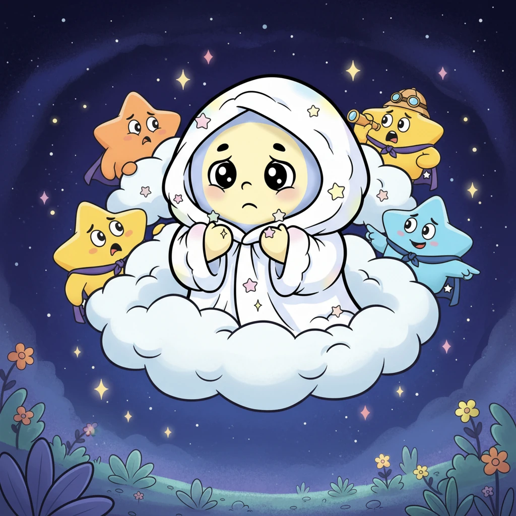 The Shy Moon and the Starry Search by Mu Ryan