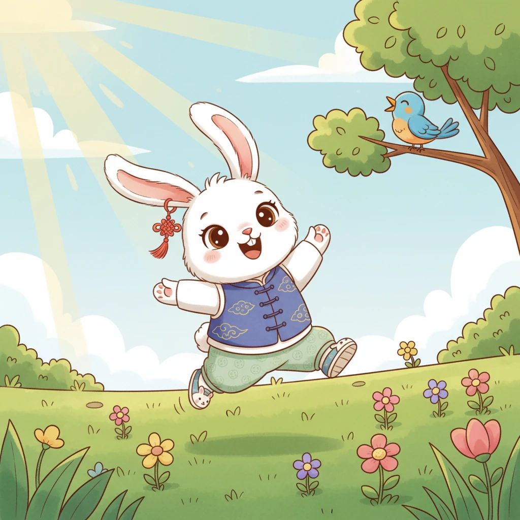 小兔子的新朋友 - 教育故事