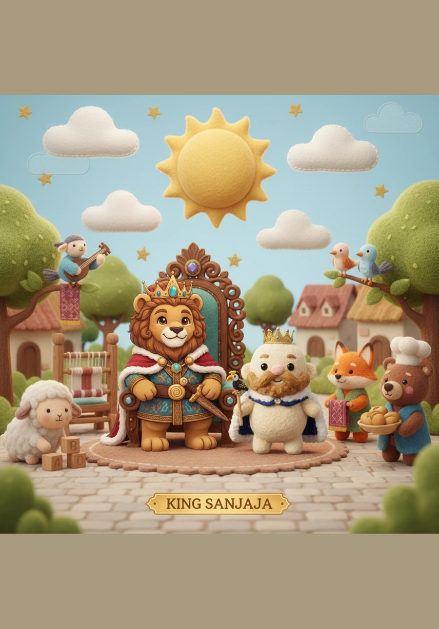 The people thrive by farming the fertile volcanic soil, fed by crystal-clear streams flowing from the sacred mountain springs. Vibrant village markets are filled with colorful harvests, fine woven fabrics, and the joyful sounds of a prosperous and peaceful society.