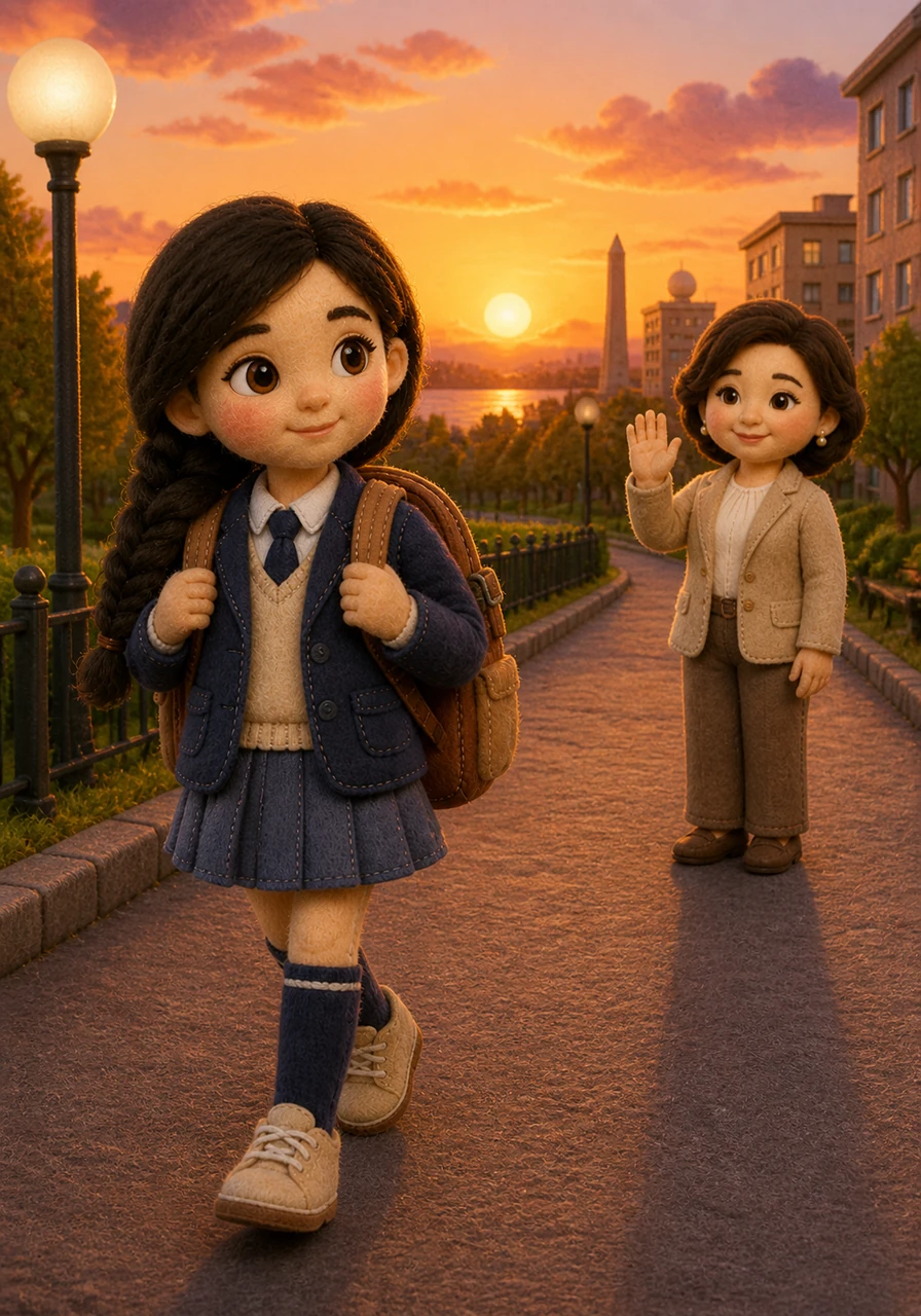 As the sun sets over the city of Kurchatov, Aisha walks home with a bright smile, reflecting on the lessons learned from Maira. She understands now that being part of a team means having a community that supports you through every challenge.