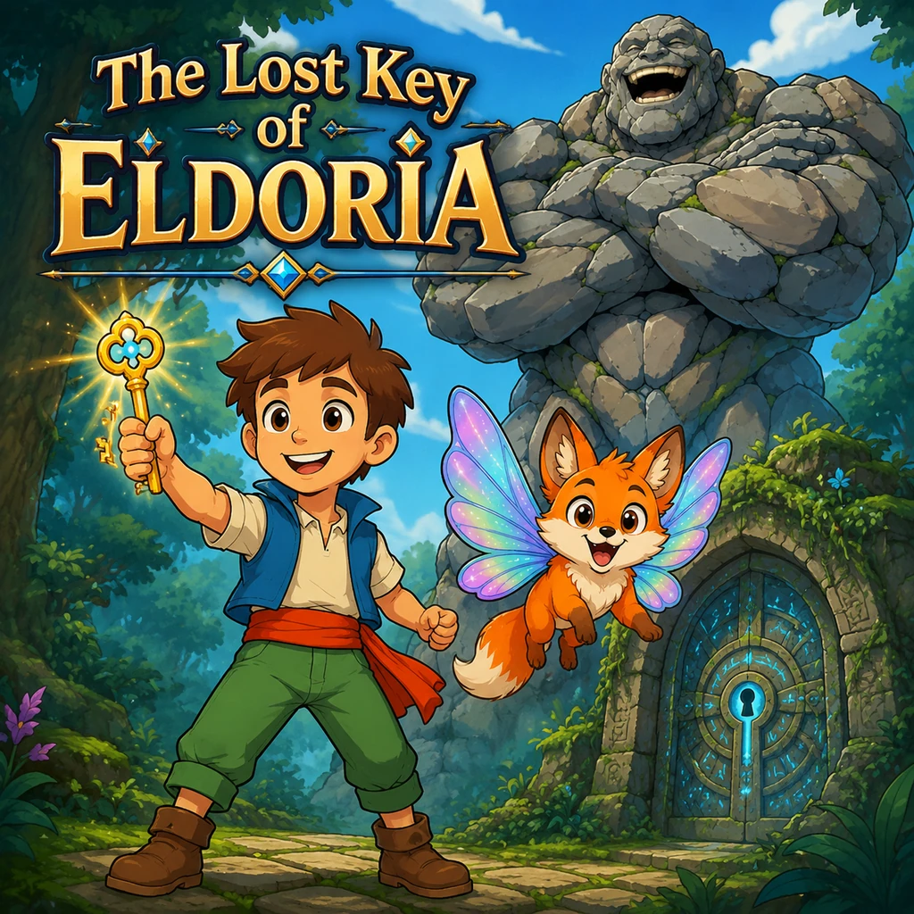 The Lost Key of Eldoria - Adventure stories