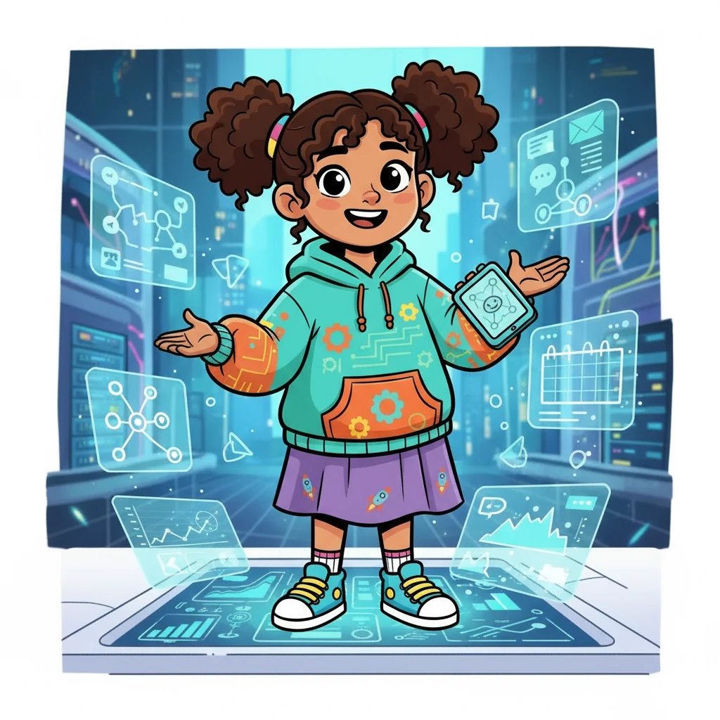 Sofía exploró las últimas herramientas y plataformas digitales, visualizando cómo podrían optimizar cada aspecto de su empresa. Desde la comunicación interna hasta la gestión de proyectos, la tecnología se convirtió en su aliada.