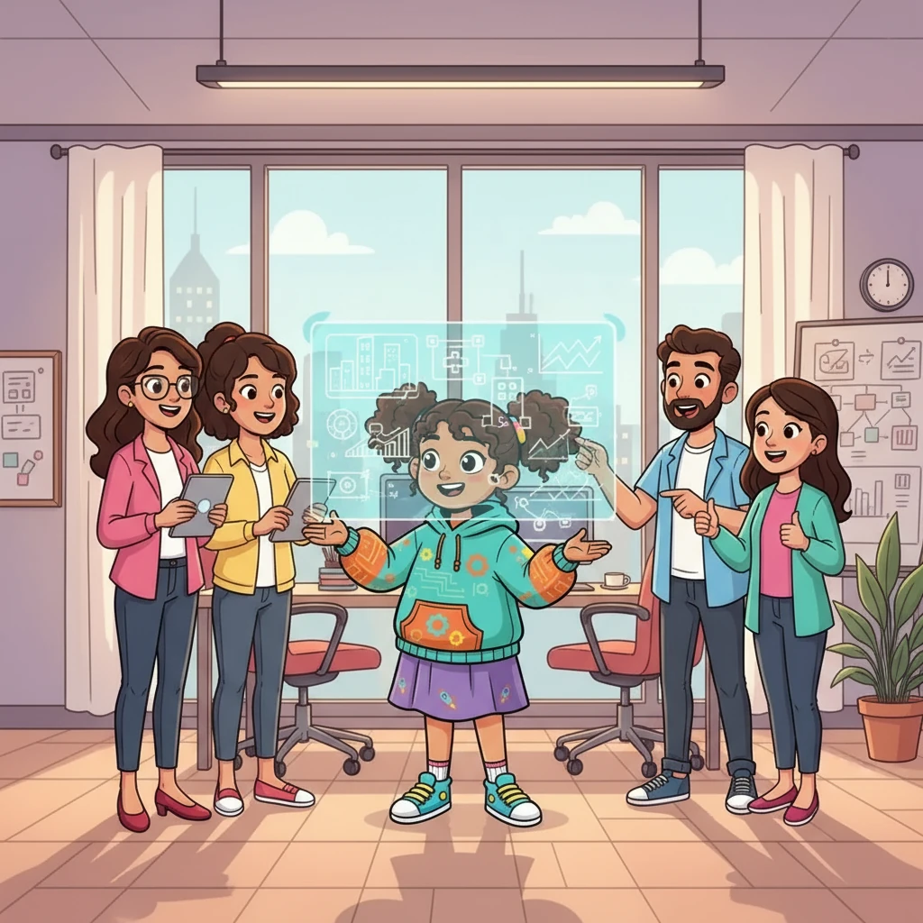 Un día, Sofía reunió a su equipo. Compartió su visión, explicando cómo las nuevas tendencias podrían transformar la empresa. Todos se mostraron entusiastas y dispuestos a abrazar el cambio.