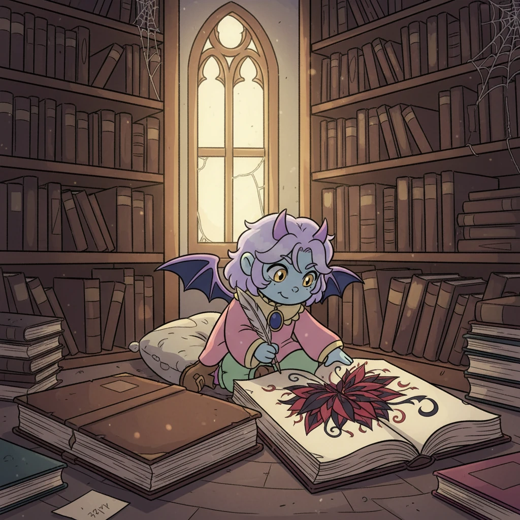 Later, hidden away in a dusty corner of the royal library, Inn hunched over an ancient, leather-bound tome. Their nimble fingers meticulously sketched a grotesque, yet strangely beautiful, demonic flower, its petals unfurling in impossible ways. "Another one for the collection," they mused, a glint of satisfaction in their eyes.