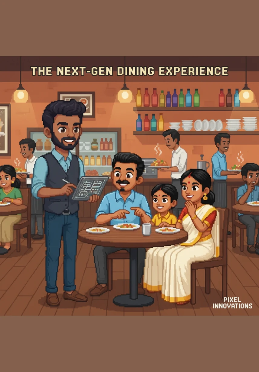 Ishan serves a tray of signature Mango Sake, the bright yellow drink glowing like a tropical sunset in elegant glasses. It is a unique fusion of flavors that surprises and delights every guest, offering a refreshing twist to their traditional dining experience.