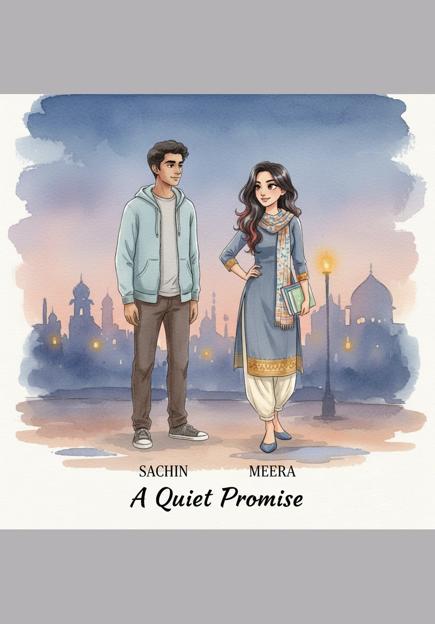Under the soft glow of a twilight sky, Sachin finds the courage to confess his love to Meera, who responds with a radiant smile. This moment marks the end of his solitude and the beginning of a shared dream for their future.