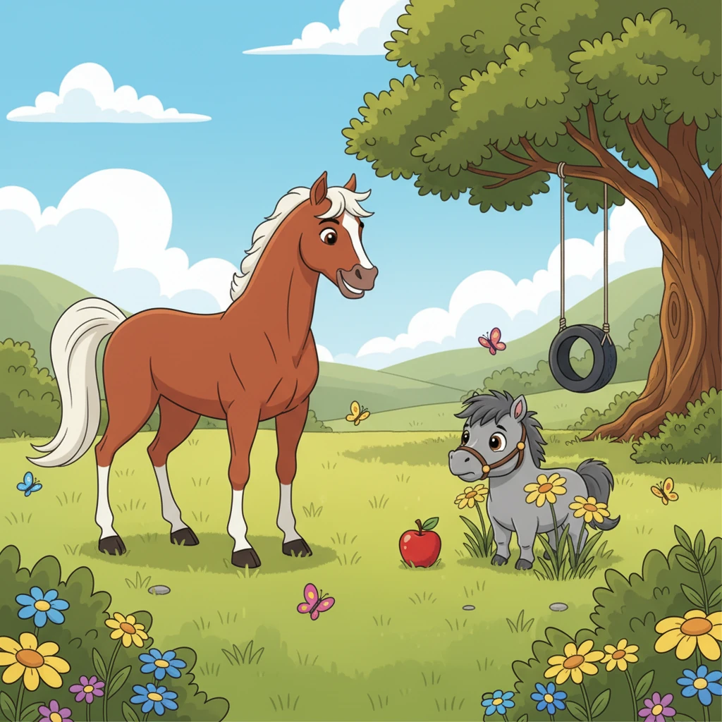 A New Friend in the Meadow - Friendship stories