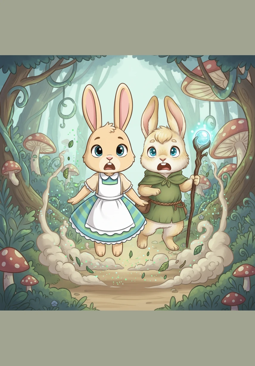 A sudden gust of wind knocks over a basket of berries, and Pippin’s parents exchange frustrated glances and grumble at the mess. Pippin watches from behind a tall fern, his small face wrinkling into a frown as he learns how to express disappointment and anger.