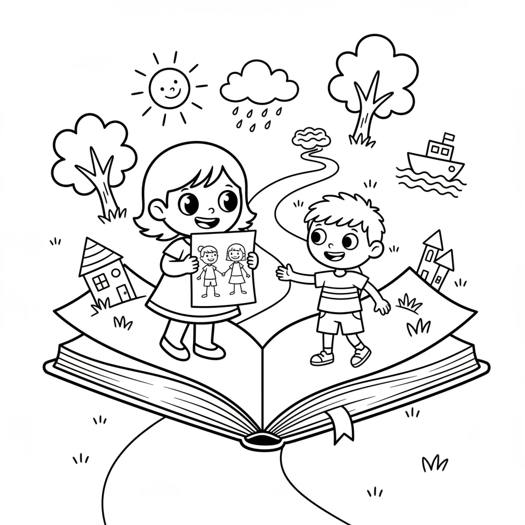 free coloring pages printable - 涂色本