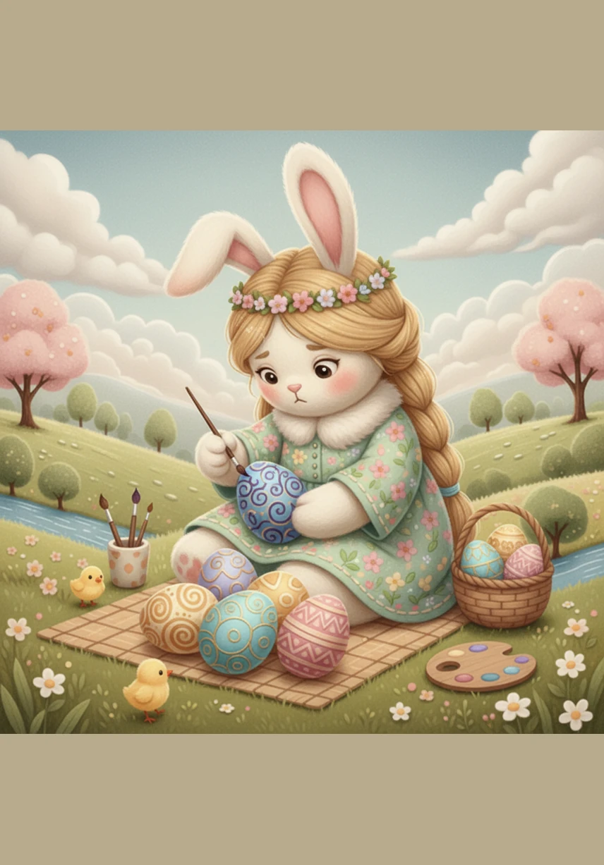 Elara picks up a brush and begins to paint intricate patterns on a smooth, white egg. She learns that decorating eggs is a tradition that existed even before Christianity, representing the miracle of rebirth. Each stroke of her brush connects her to generations of people who celebrated new beginnings.