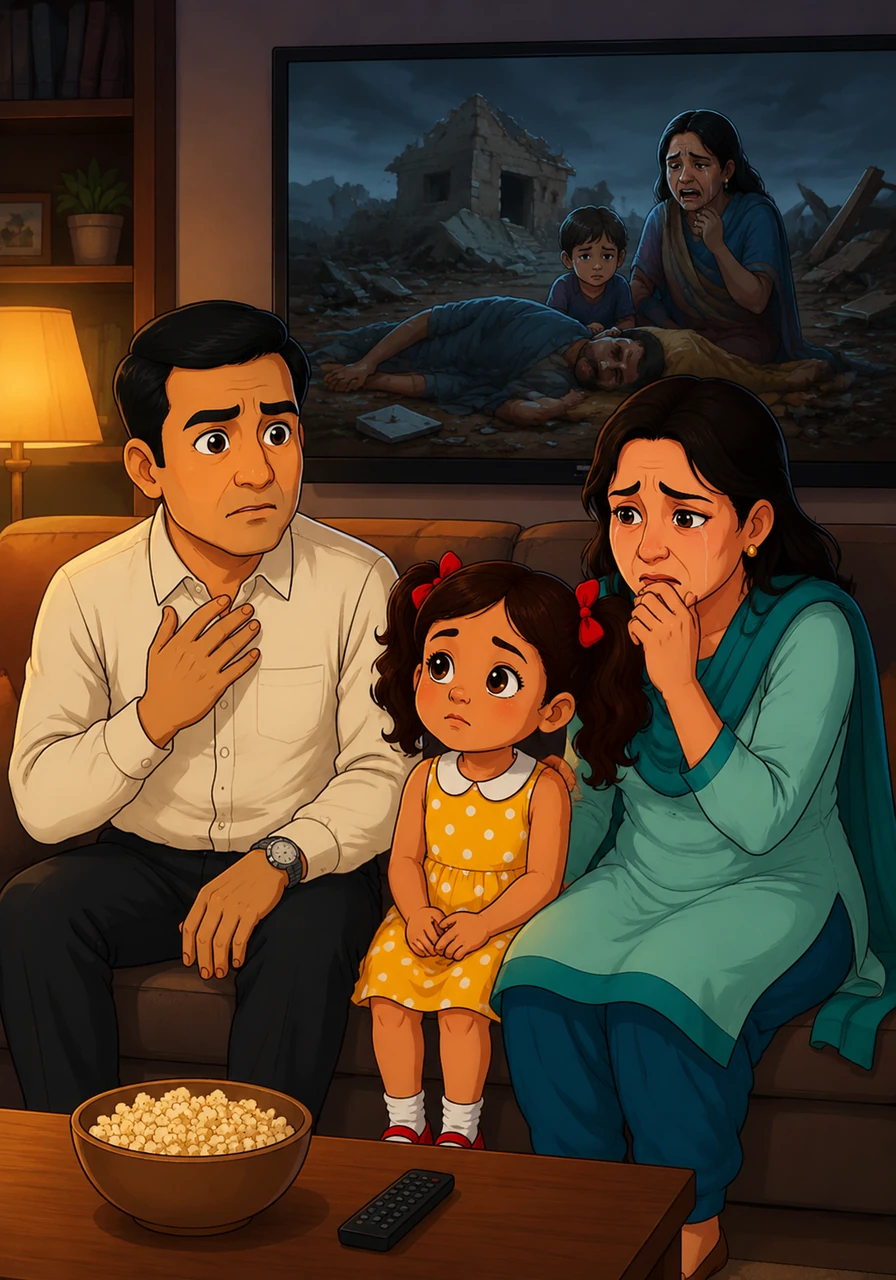 One evening, Raj watched a news report about a family that had lost everything—their home, their comfort, and their dignity—after the sudden passing of their only earner. The sight of their struggle mirrored his worst fears, making his heart race with a sudden sense of urgency. He realized that hard work and savings alone were not enough to guarantee his family's safety in a volatile world.