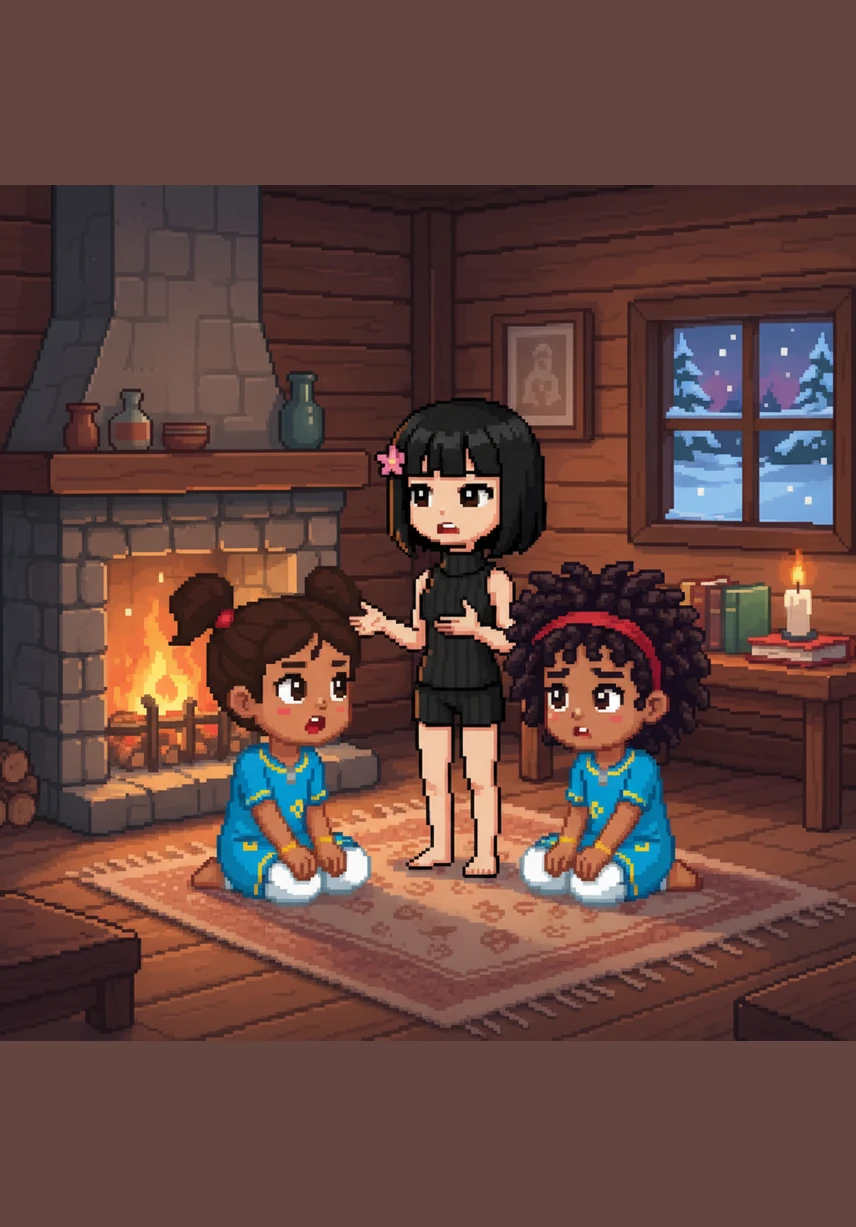 Elle raconte à ses amies que, selon la prophétie, des enfants de six et sept ans vivant au centre du Puythouk possèdent un pouvoir secret. Eux seuls ont le cœur assez pur et la force nécessaire pour neutraliser le Bonhomme Hiver.